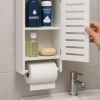 شلف باکس حمام ضد آب مخصوص نظم دهی وسایل حمام