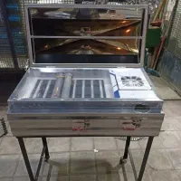 منقل گازی کباب پز استیل ابراهیمی|اجاق گاز و لوازم برقی پخت‌وپز|قم, انسجام|دیوار