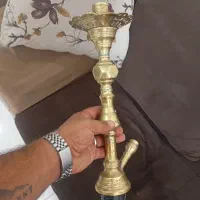 قلیون .تنه . برنجی