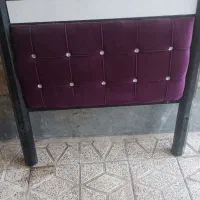 تخت فلزی تک نفره همراه با تشک