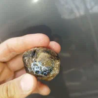 سنگ عقیق توپی زیبا و خاص و کم یاب