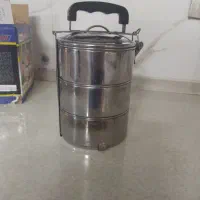 ظرف غذا استیل ۳طبقه
