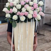 باکس گل ارکیده و(رز)