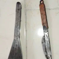 وسیله قالی هردو باهم چاقو تیز بورنده|کلکسیون اشیاء عتیقه|فردیس, سپید دشت|دیوار