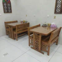 میز و نیمکت کافه منزل|میز و صندلی غذاخوری|شیراز, عادل آباد|دیوار