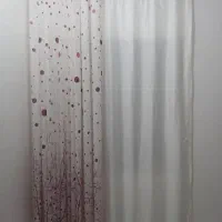 پرده تازه و نو همراه میله پرده|پرده، رانر، رومیزی|ماسال, |دیوار