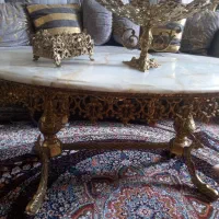 جلو مبلی با دوعدد عسلی برنز