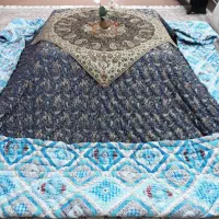 لحاف کرسی دست دوز خاتونلری 3.5 در 3.5 سفارشی|رختخواب، بالش، پتو|تهران, شهرک ولیعصر جنوبی|دیوار