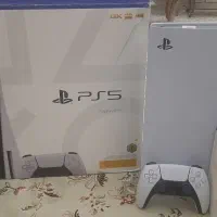 ps5 فت با یک دسته و یک پایه شارژر و بازی