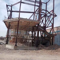 سقف بتنی روی دیوار حمال یا اسکلت اجرای آرماتور