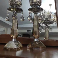 شمعدان کریستال شامپاینی