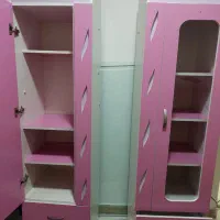 دو عددکمد صورتی دخترانه|جاکفشی، کمد، دراور|رشت, چله خانه|دیوار