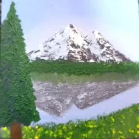 تابلو رنگ روغن مینی