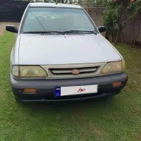 فروشی پراید مدل ۸۵ نقره ایی دوگانه سوز کار خانه