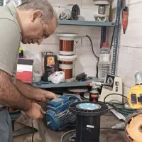 سیم پیچی الکتروموتور برق صنعتی دوربین مداربسته