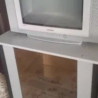 تلویزیون ۲۱ اینچ سامسونگ به همراه میز تلویزیون