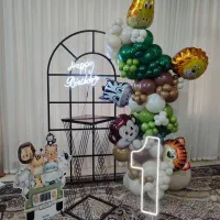 بادکنک آرایی ولنتاین افتتاحیه گل آرایی