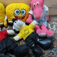 عروسک پلیشی بزرگ۵ عدد با هم