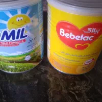 قوطی های جا شیرخشک با قاشق