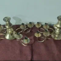 دوعدد لوستر هر کدام ۴شاخه