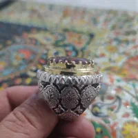 انگشتر نقره اس