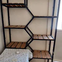 کلیه دکور و ویترین مغازه به فروش میرسد رگال.قفسه.