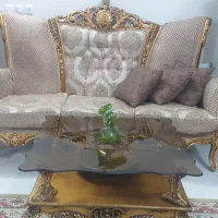 مبلمان کلاسیک ۹ نفره به همراه میز نهارخوری ۶ نفره|مبلمان خانگی و میز عسلی|بیرجند, |دیوار