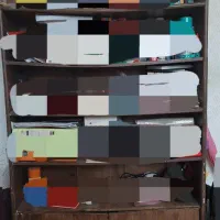 کتابخانه ۵ طبقه به همراه کمد زیر