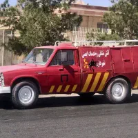 نیسان آتش نشانی با پمپ و مخزن معاوضه