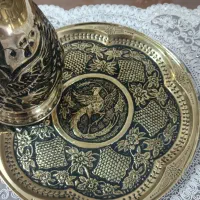 بشقاب های مسی و برنجی سماور گازی و ذغالی با تخفیف