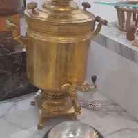 سماور ذغالی برنجی|سماور، چای‌ساز، قهوه‌ساز|کرج, شهرک احمدیه‎|دیوار
