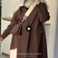 مانتو رسمی اورسایز جنس کرپ کنزو