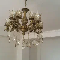 یک عدد لوستر برنز|لوستر و چراغ آویز|تبریز, |دیوار