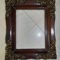 قاب چوبی فرش، آینه، عکس