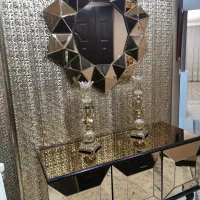 کنسول و آینه کامل سالم و نو