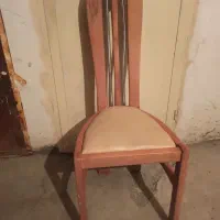 ۴ عدد صندلی چوبی