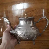 قوری برنجی مهردار قدیمی