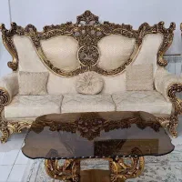 مبلمان استیل 9نفره همراه مبل ناهارخوری 8 نفره