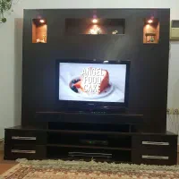 میز تلوزیون mdf همراه با دکور