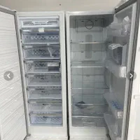 یخچال دوقلوی آنتیک دارای آب سردکن و یخساز، ضمانتی|یخچال و فریزر|ثلاث باباجانی, |دیوار