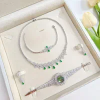 سرویس نقره ساعت نقره با روکش طلا کد ۹۲۵