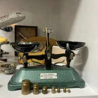 ترازو زرگری مینیاتوری قدیمی