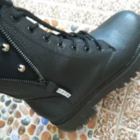 یک جفت بوت چرمی ساق بلند نو نو|کیف، کفش، کمربند|لنگرود, |دیوار