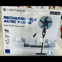 پنکه شارژی پایه‌دار Lightwave مدل LW-RF-1633
