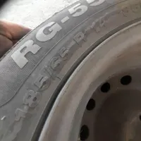 یک جفت لاستیک 185 پژوه ای پا به نو همراه با رینگ