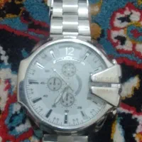 ساعت دیزل نقره ای