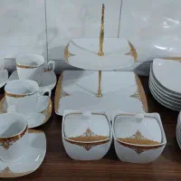 ست پذیرایی چایی خوری و شیربنی خوری ۱۲ نفره