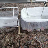 گهواره نوزادی تا دوسال موزیکال باپشه بند|تخت و صندلی بچه|اراک, |دیوار