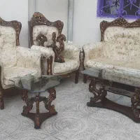 مبل سلطنتی۹نفره و۴نفره راحتی|مبلمان خانگی و میز عسلی|بهارستان, |دیوار