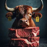 توزیع گوشت بره و گوساله